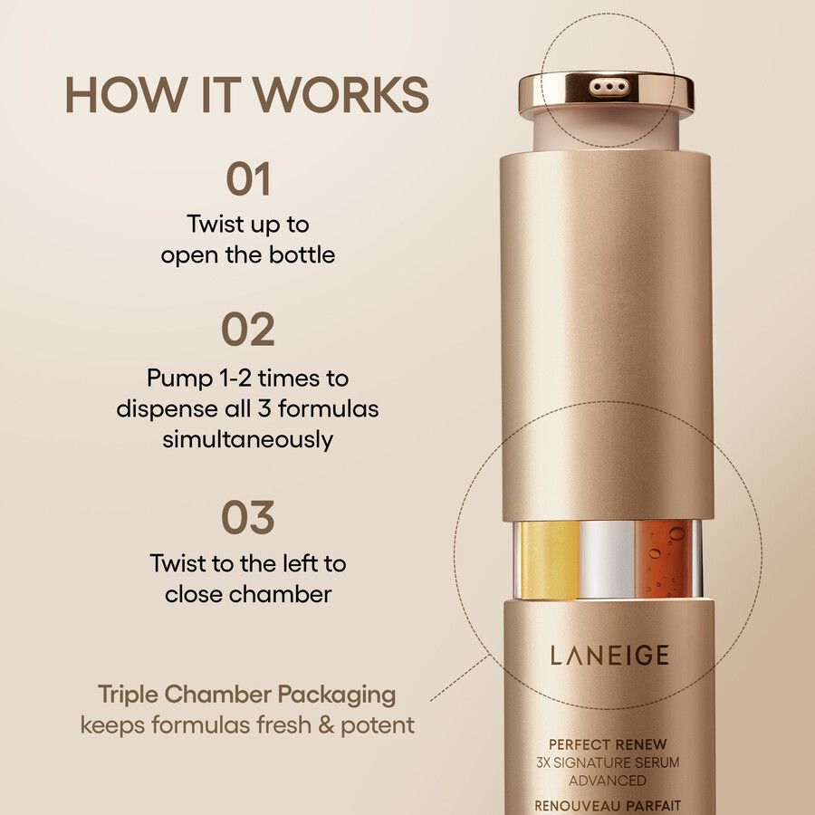savršeni obnavljajući 3x signature serum